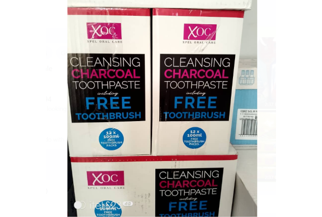 Xpel Oral Care Cleansing Charcoal Toothpaste – 100ml with Free Toothbrush