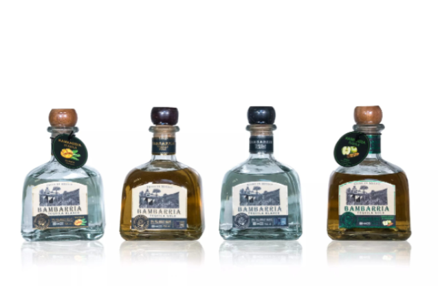 Bambarria Square Tequila – Premium 100% Blue Agave Tequila from Jalisco, Mexico  - 70cl x 12