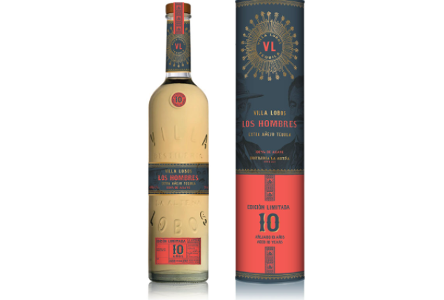 Villa Lobos Los Hombres Extra Añejo Tequila – 10-Year-Old Limited Edition  100% Blue Weber Agave x 6