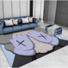 KAWS-Inspired Crying Rug – Large Cartoon