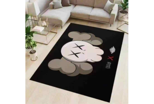 KAWS Air Rug – Trendy Cartoon Carpet for Living Room & Bedroom