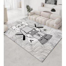 KAWS Air Rug – Trendy Cartoon Carpet for Living Room & Bedroom
