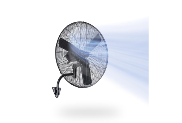30” Industrial Wall Fan – SYF202 3-Speed, Copper Motor, Tilting Head, 3 Aluminum Blades, Heavy-Duty
