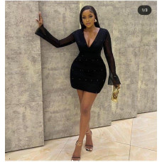 Black stot gown
