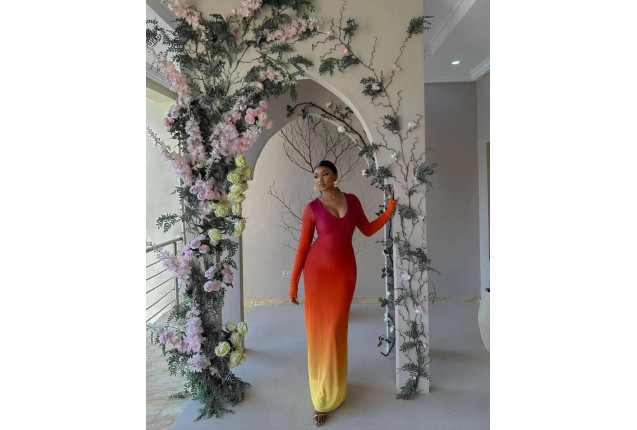 #Gown Available in picture color S M L XL