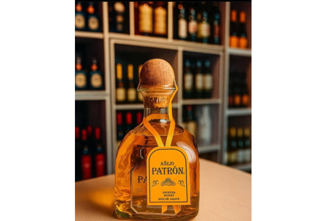Anejo Patron tequila -750ml by 6/carton