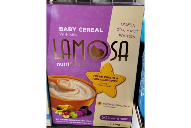 Lamosa Nutri Gold, Mixed Fruits & Purple Sweet Potato -12×250g