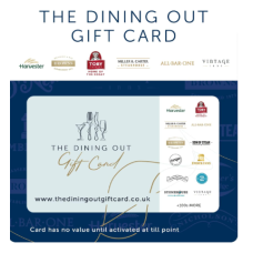 Dining Out Gift Card Delivered by Post