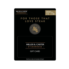 Miller & Carter Gift Card – Physical by Post