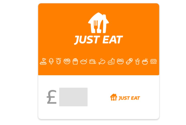Just Eat UK Gift Card – Instant Email Delivery - Redeem Online for Takeaway & Food Delivery