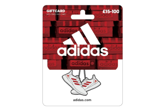 Adidas Gift Card - UK Redemption Only - Delivery by post