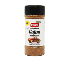 Badia Louisiana Cajun Seasoning 2.75 oz – Spicy Creole Blend for Meats, Sea