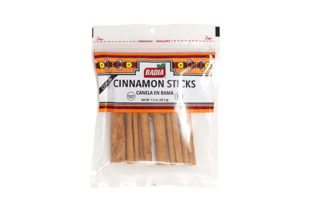 Badia Cinnamon Sticks 1.5 oz – Premium Whole Cinnamon 120 Count for Cooking, Baking & Beverages x 120