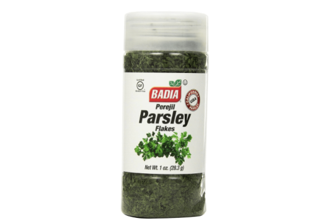 Badia Parsley Flakes 1 oz – Premium Dried Herb for Seasoning, Garnishing & Cooking x 12