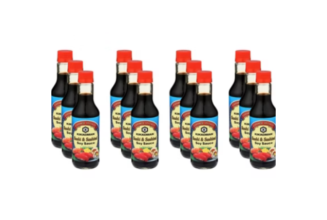 Kikkoman Sushi & Sashimi Soy Sauce 12 × 10 oz – Naturally Brewed x 12