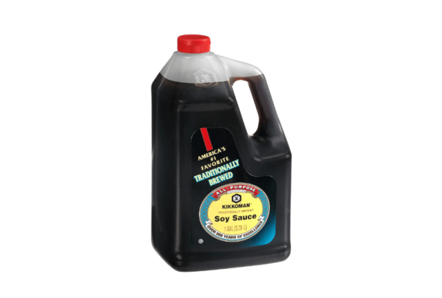 Kikkoman No Preservative Added Traditionally Brewed Soy Sauce – 1.89 L Half Gallon x 6