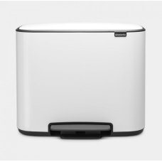 Brabantia Bo Pedal Bin 3 x 11L White – 3