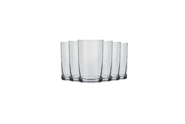 Nadir Cylinder Juice Tumbler Glasses x 24