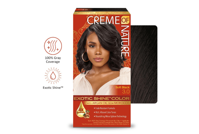 Gel Hair Color 3.0 Soft Black – Ammonia-Free, Long-Lasting, Natural Shine Best Hair Dye x 12