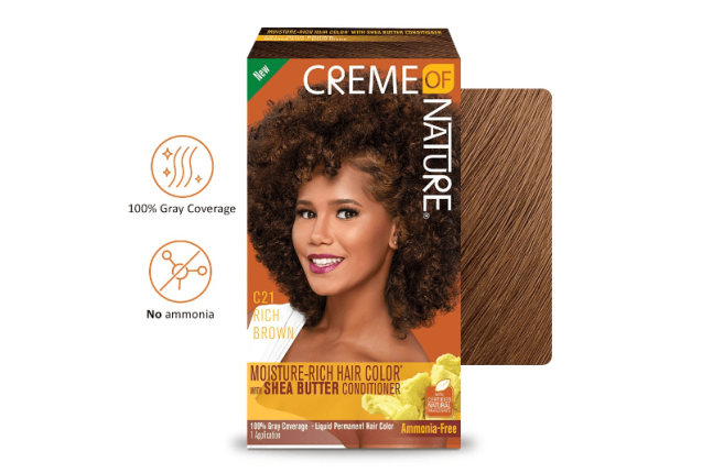 Liquid Hair Color HC 21 Rich Brown – Long-Lasting, Ammonia-Free, Salon-Quality Dye x 12