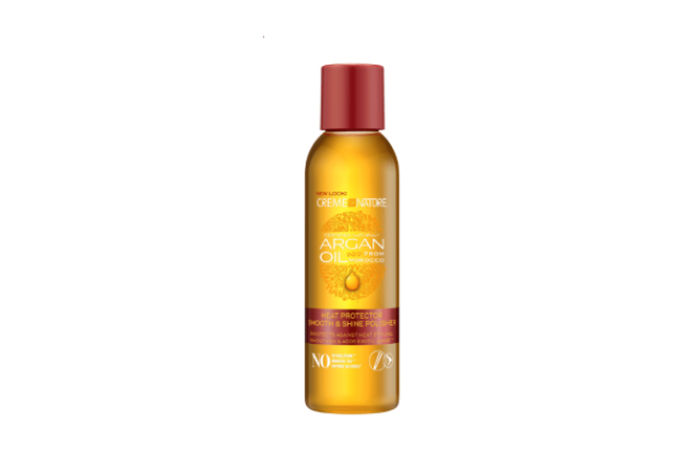 Argan Heat Protector Polisher 4oz – Anti-Frizz, Shine Booster & Thermal Protection for All Hair Type x 12