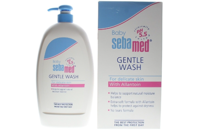Sebamed Baby Gentle Wash 400 ml – pH 5.5 Ultra-Mild, No‑Tear Baby Wash with Allantoin & Squalane x 6