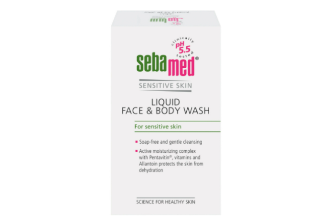 Sebamed Liquid Face & Body Wash 500 ml – pH 5.5 Gentle Soap-Free Cleanser x 6