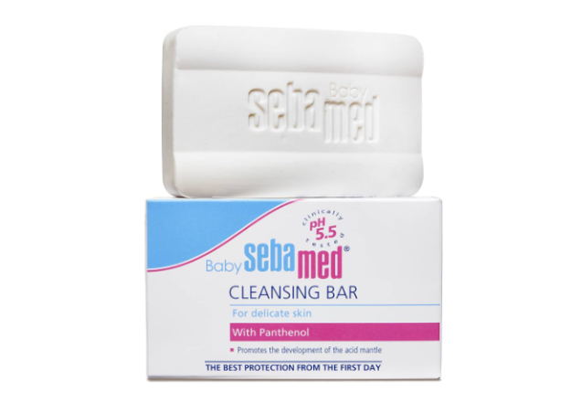 Sebamed Baby Cleansing Bar 100g – pH 5.5 Soap‑Free Bar for Sensitive Skin x 6