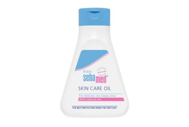 Sebamed Baby Skin Care Oil 150 ml – pH 5.5 Gentle Oil for Sensitive & Dry Baby Skin x 6