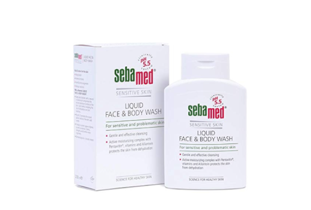 Sebamed Sensitive Skin Liquid Face & Body Wash 200 ml – pH 5.5, Soap-Free, Hydrating Cleanser x 6
