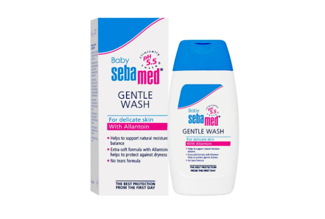 Sebamed Baby Gentle Wash 200 ml – Extra Mild pH 5.5 No‑Tear Baby Cleanser x 6