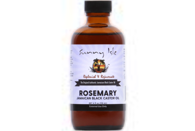 Sunny Isle Rosemary Jamaican Black Castor Oil 4 oz – Stimulates Hair Growth & Moisturizes Skin x 6
