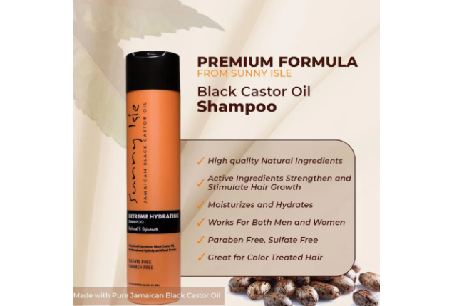 Sunny Isle Jamaican Black Castor Oil Extreme Hydrating Shampoo 10.1 oz – Sulfate & Paraben Free x 6