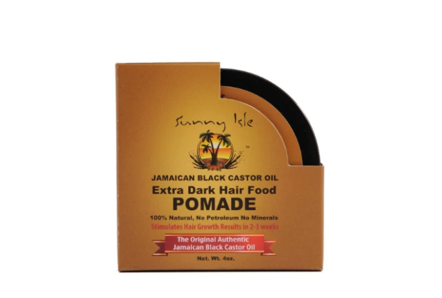 Sunny Isle Extra Dark Jamaican Black Castor Oil Hair Pomade 4 oz – Natural Frizz Control & Scalp x 12