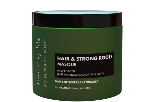 Sunny Isle Rosemary Mint Hair Masque 16 oz – Deep Conditioning, Growth-Boosting Treatment x 6