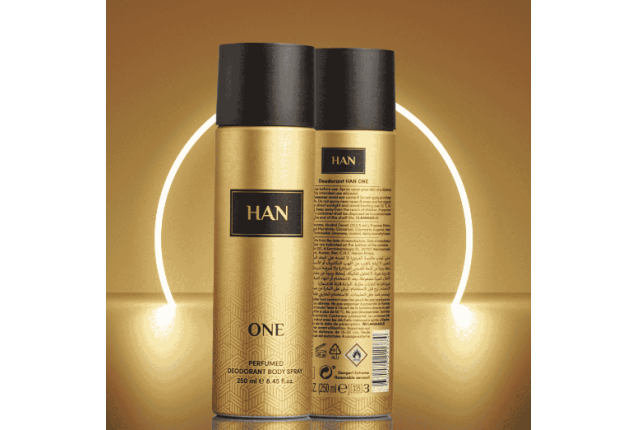 HAN One Deodorant Spray 250 ml – Long‑Lasting Freshness Deodorant for Men & Women x 48
