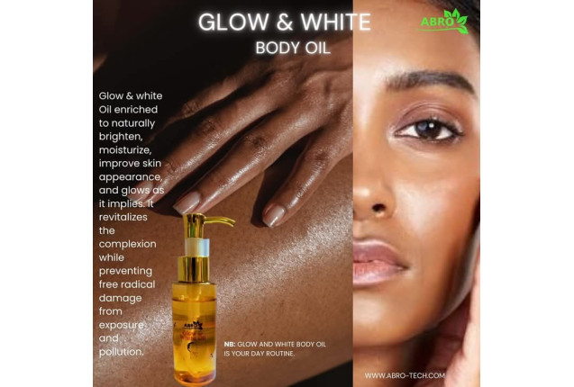 Grow & White Body Oil -12/carton