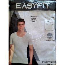 Easyfit Vest – 100% Cotton, Pack of 3 So