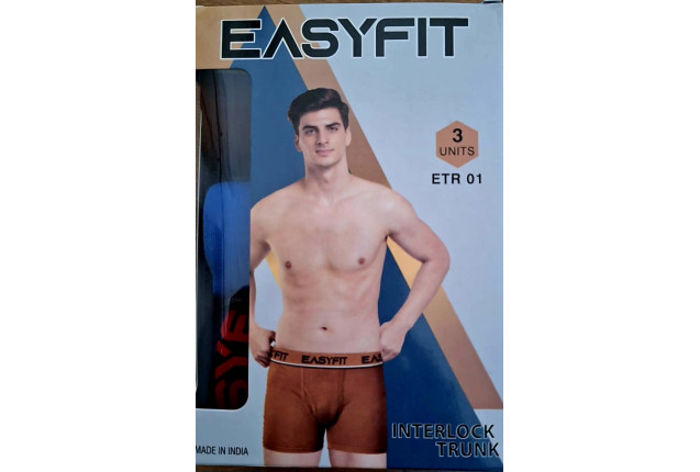 Easyfit Interlock Truck Boxer – 100% Cotton, Pack of 3 Soft, Breathable Undershirt Tank x 80