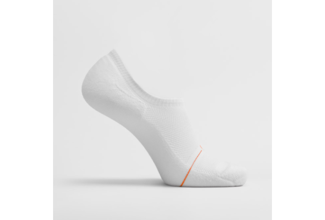 Men’s No Show Plain Socks – Invisible, White 1 by 3