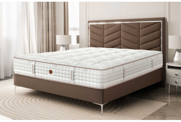 MB 315 Felicity Cream Mattress – Hybrid Euro‑Top Pocket Coil Bed with Cooling Gel. Size 100*200cm