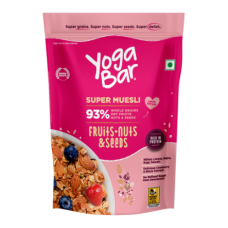 Yogabar Muesli Fruits, Nuts & Seeds 700 g – High‑Protein Whole‑Grain He