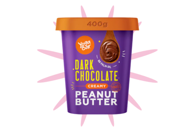 Yogabar Crunchy Dark Chocolate Peanut Butter 400 g – High‑Protein, Guilt‑Free Spread x 12