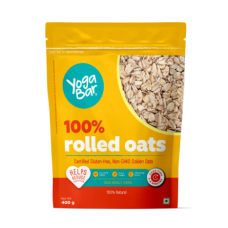 Yogabar Super Oats – 100% Golden Rolled Oats 400 g x 20