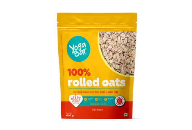 Yogabar Super Oats – 100% Golden Rolled Oats 400 g x 20