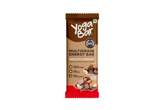 Yogabar Chocolate Chunk Nut Snack Bar 35 g – High Protein Multigrain Energy Bar x 240