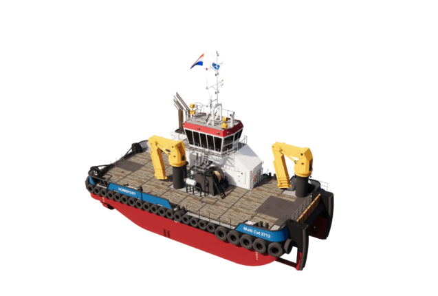 Multi Cat 2712 Twin Propelled Work Vessel – 27.3m Towing & Anchor Handling Ship for Offshore