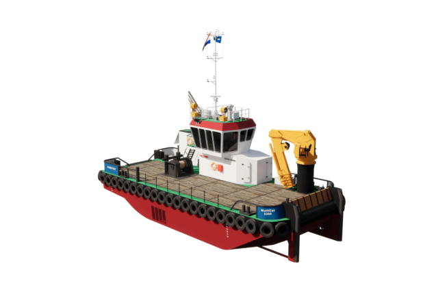 Multi Cat 2309 Workboat 23.4m Twin Propelled Vessel with 17t Bollard Pull & 100m² Deck