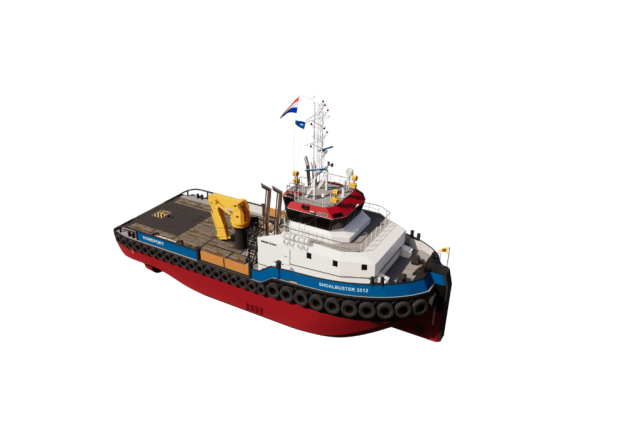 Damen Shoalbuster 3512 – 50t Bollard Pull Multipurpose Workboat for Shallow Waters