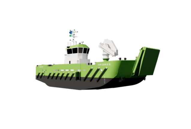Damen Fully Electric Landing Utility Vessel 2208 1